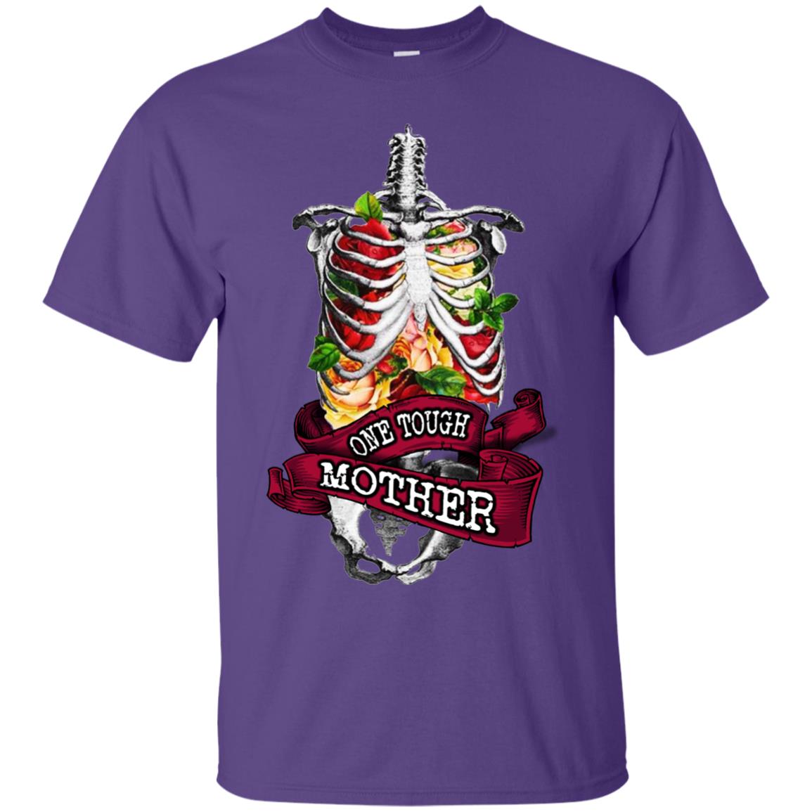One Tough Mother Mommy Shirt Purple
