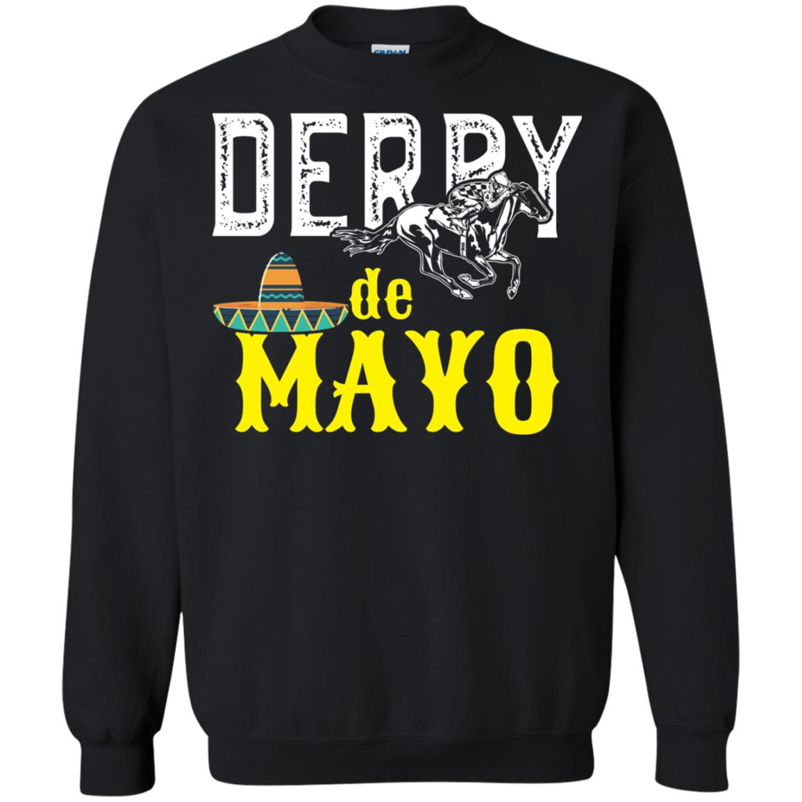 Cinco Derby De Mayo Horse Race Shirt Black