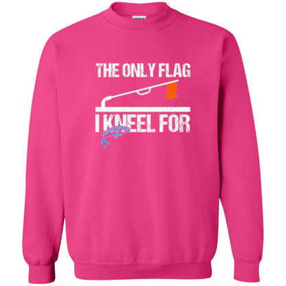 Fisherman T-shirt Ice Fishing Tip Up Flag T-shirt Heliconia