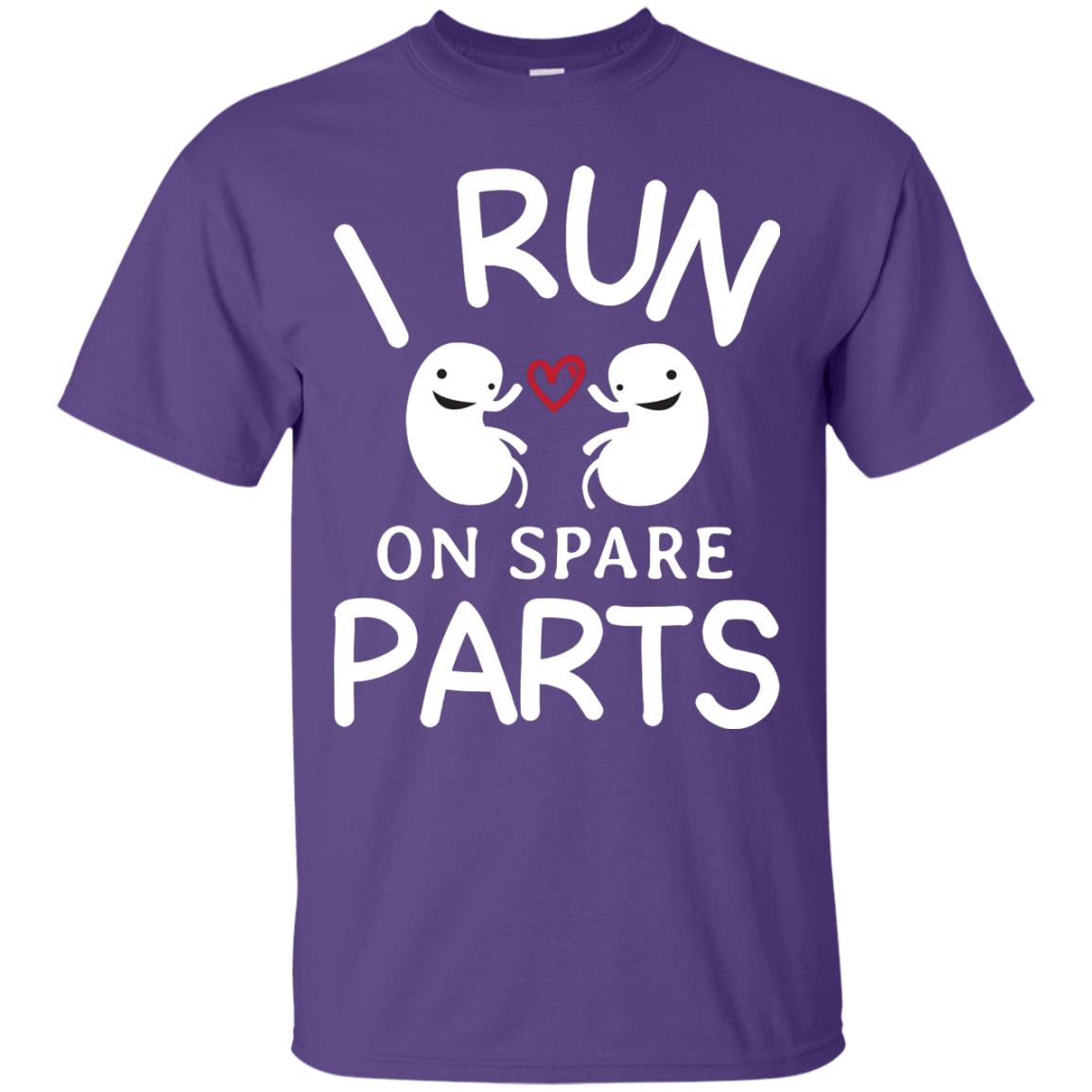 I Run On Spare Parts Kidney Donors Shirt Purple