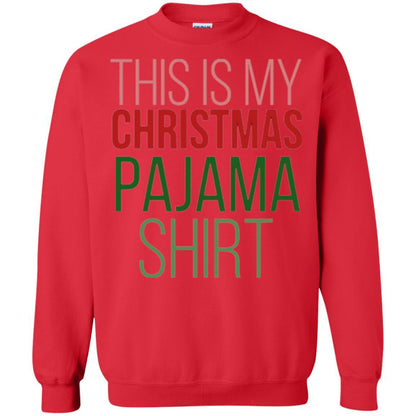 Christmas T-shirt This Is My Christmas Pajama Red