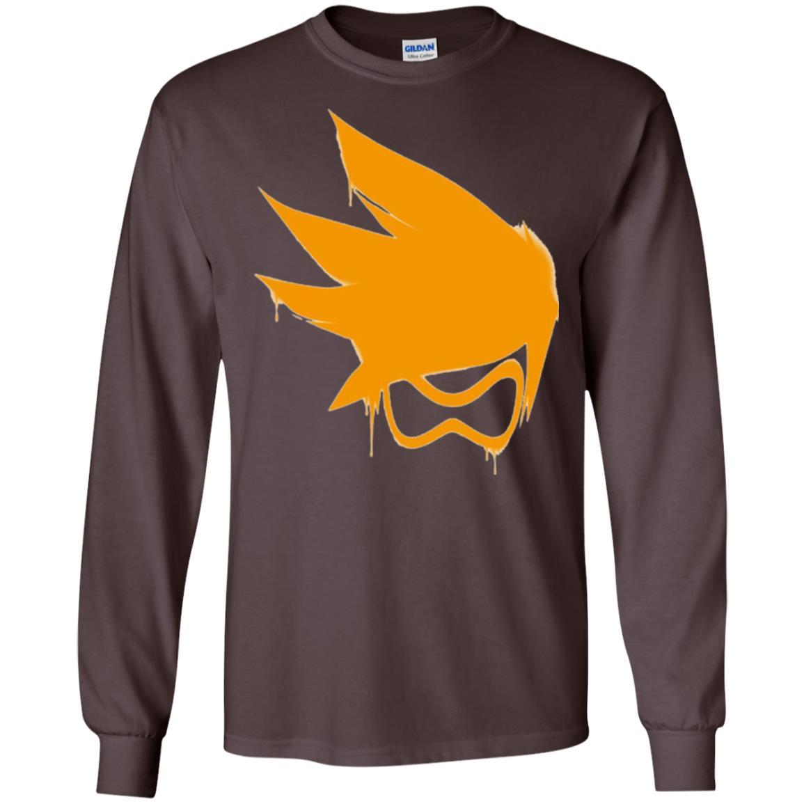 Film T-shirt Tracer Orange Spray T-shirt Dark Chocolate