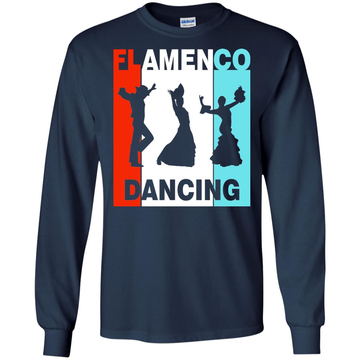 Flamenco Dancing Spanish Dance And Music Lover Shirt Navy