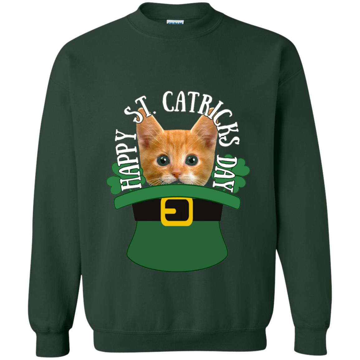 Happy Saint Patricks Day T-shirt Forest Green