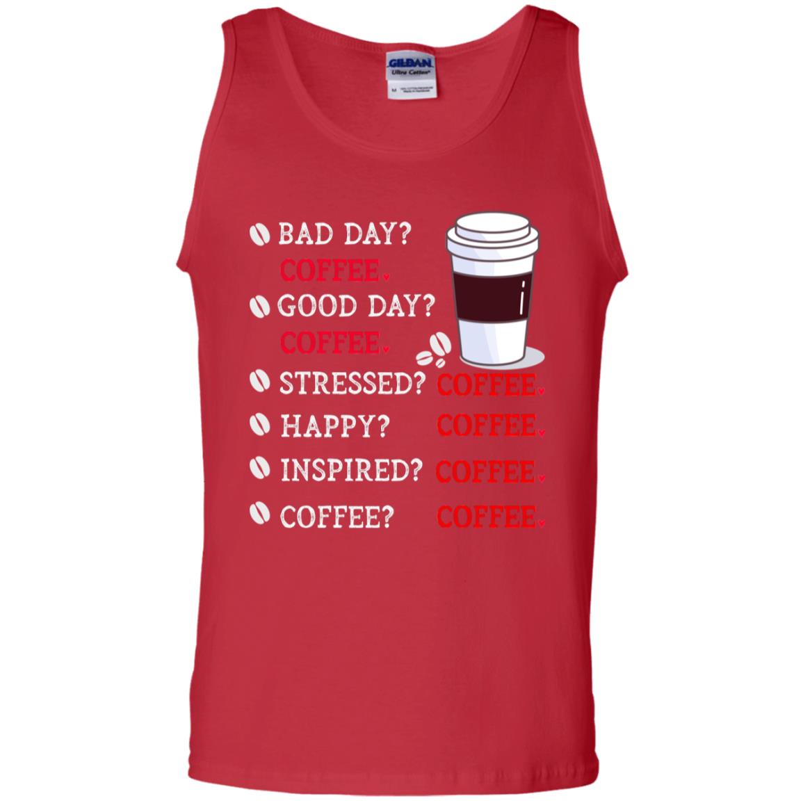Coffee Idea Gift Shirt For Mens Womens Red