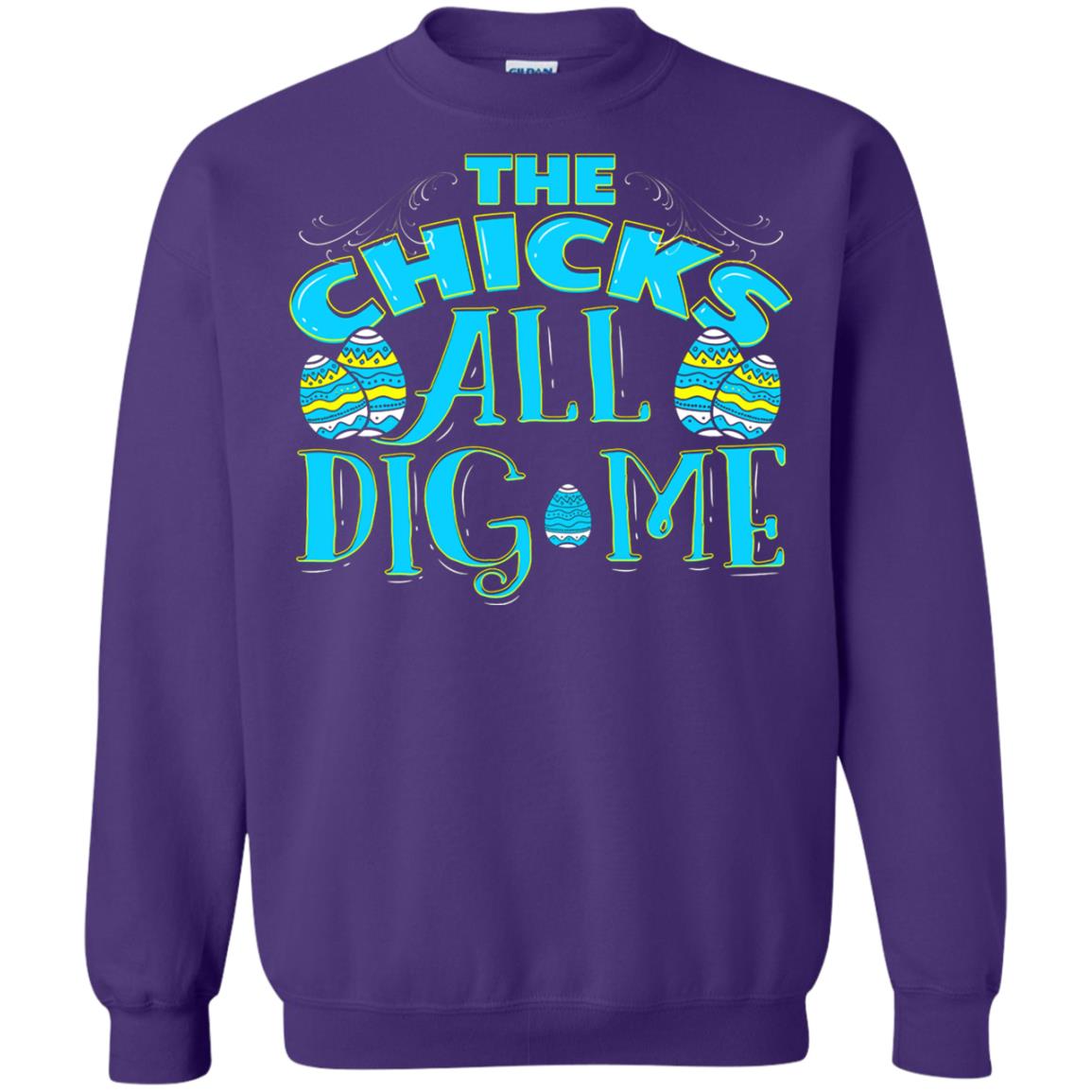 Cute Easter Shirts The Chicks All Dig Me Purple