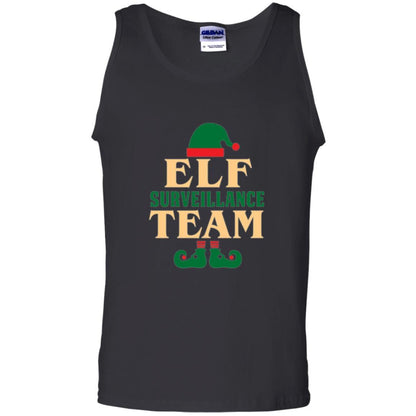 Christmas T-shirt Elf Surveillance Team T-shirt Black