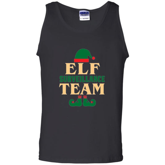 Christmas T-shirt Elf Surveillance Team T-shirt Black
