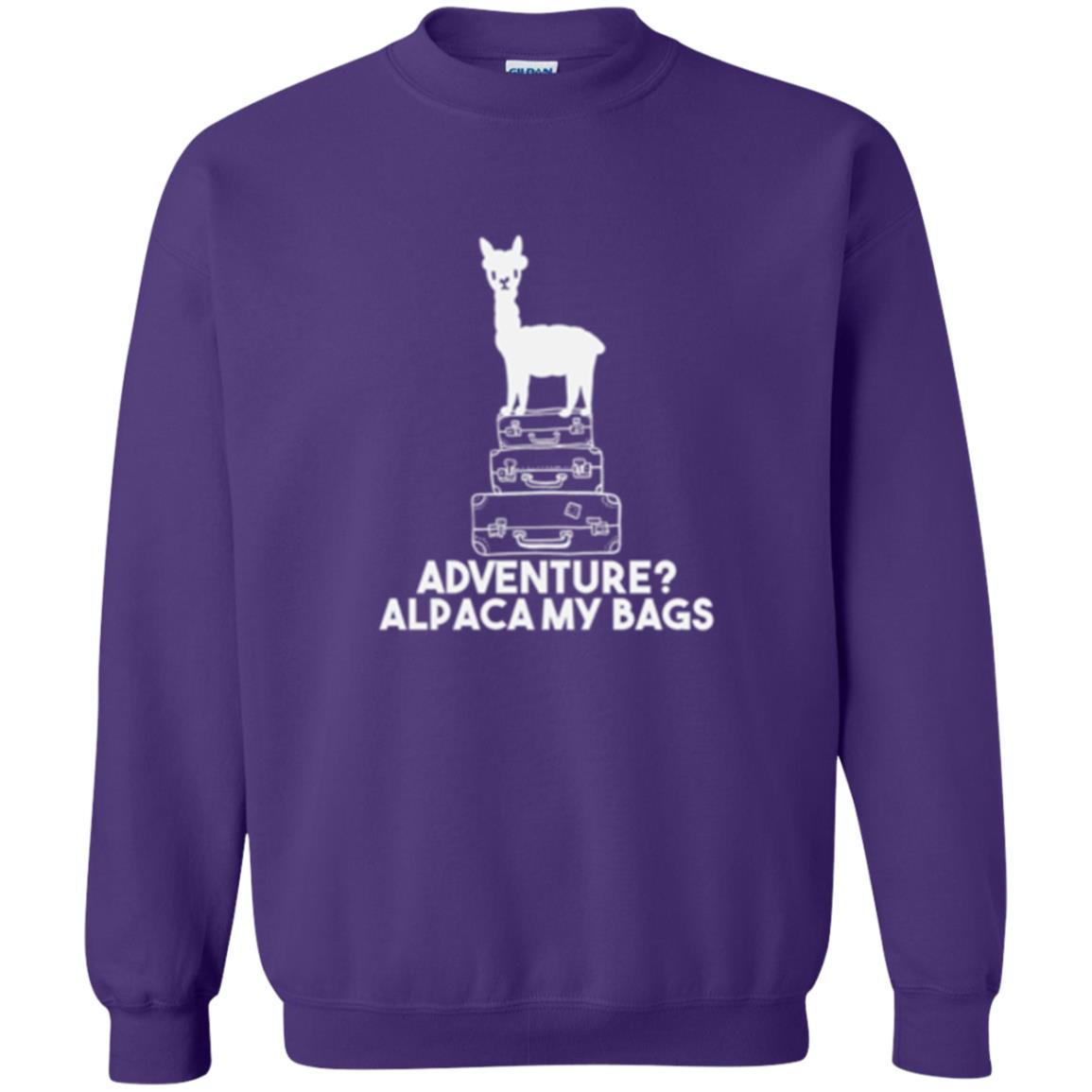 Alpaca Lover T-shirt Adventure Alpacamy My Bags Purple