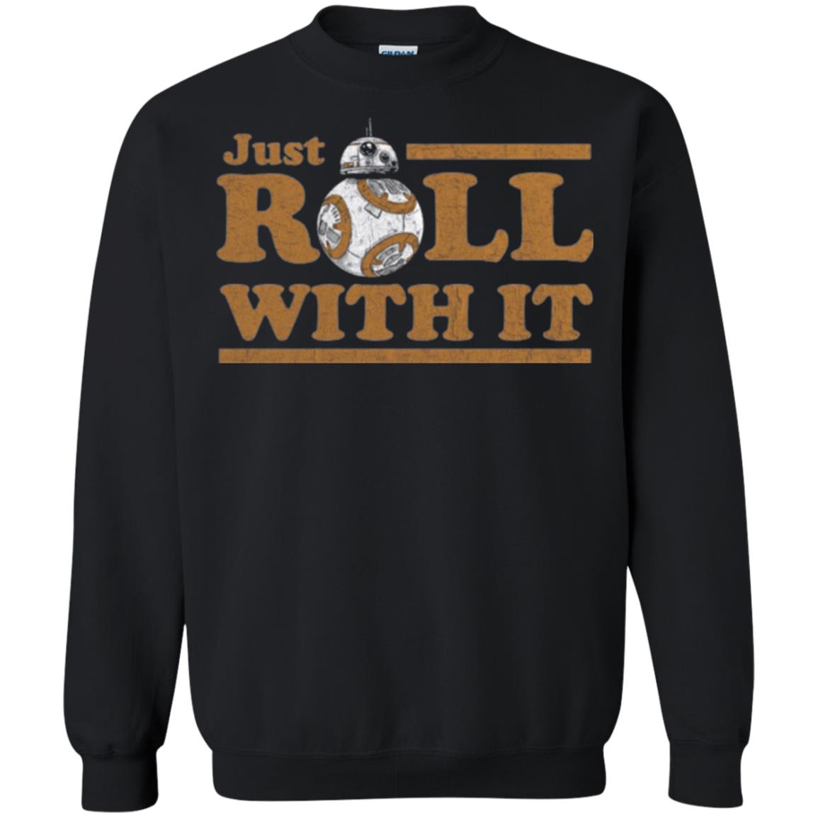 Movie T-shirt Just Roll With You Black