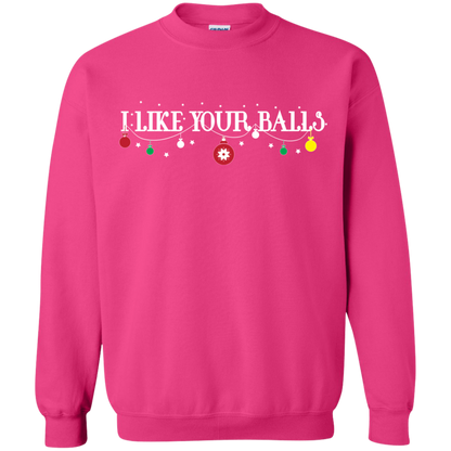 Christmas T-shirt I Like Your Balls Heliconia