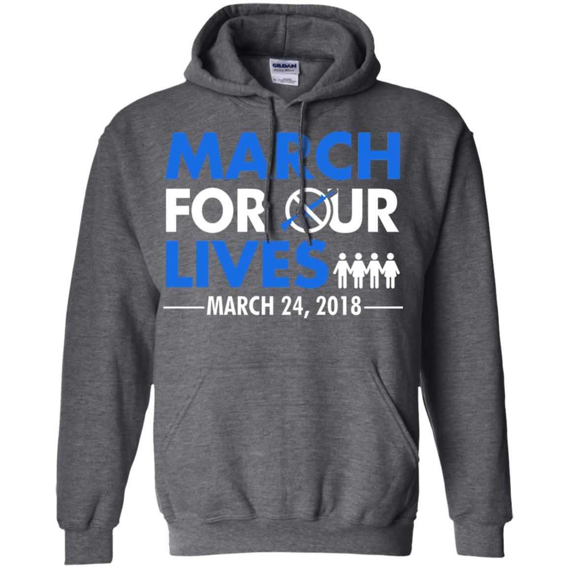 March For Our Lives March 24 2018 Gun Control T-shirt Dark Heather