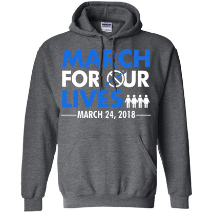 March For Our Lives March 24 2018 Gun Control T-shirt Dark Heather
