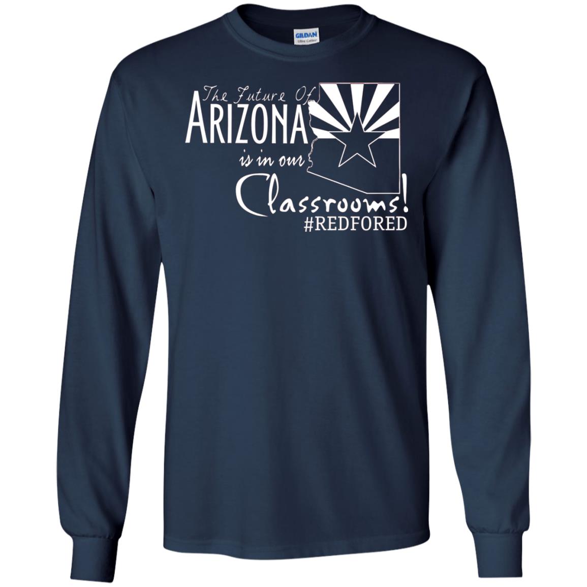 Arizona Teacher Tshirt The Future Of Arizona Is In Our Classrooms Navy