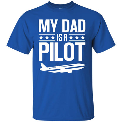 My Dad Is A Pilot Shirt Royal