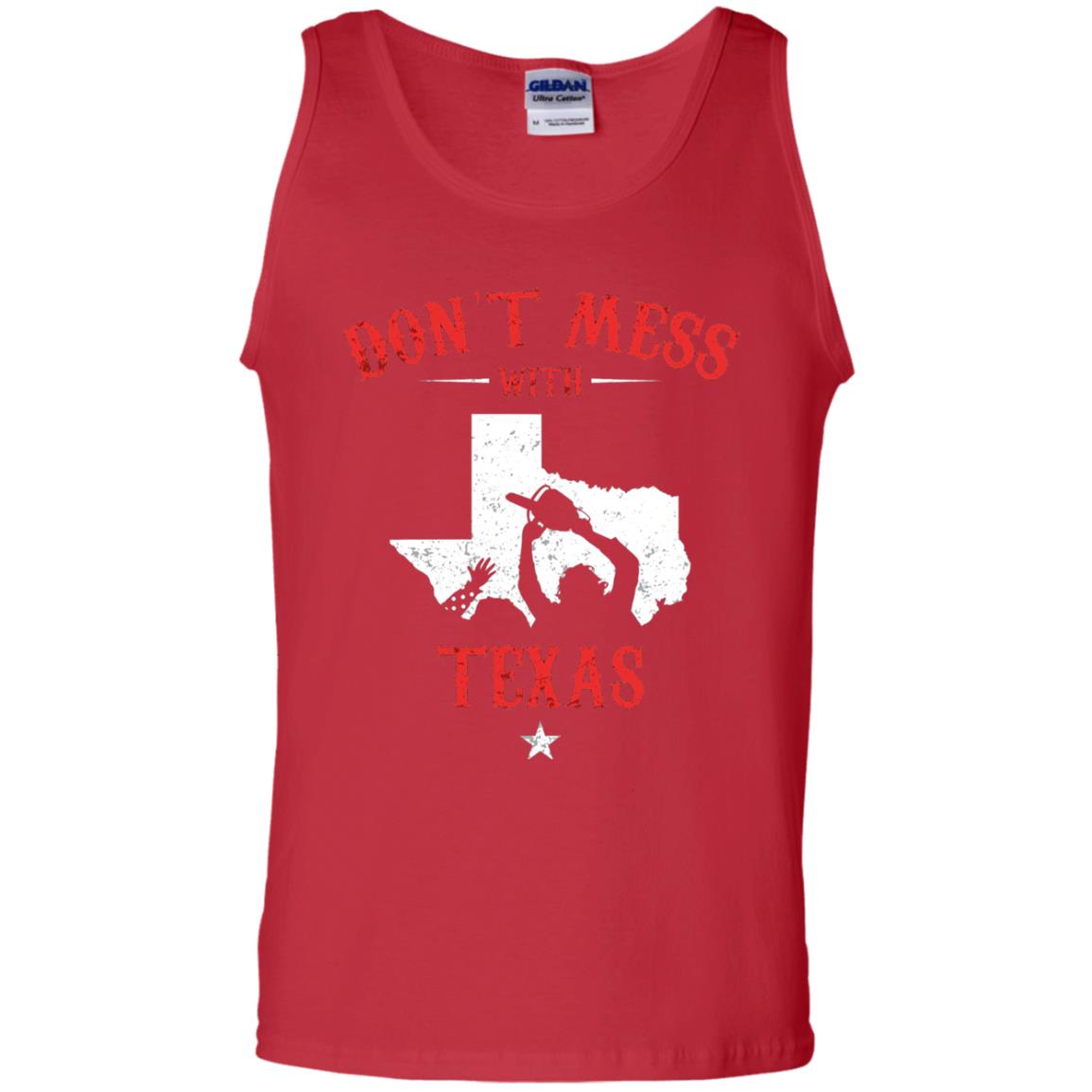 Don_t Mess With Texas Chainsaw T-shirt Red