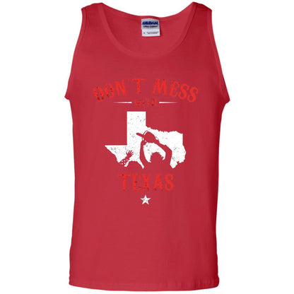 Don_t Mess With Texas Chainsaw T-shirt Red