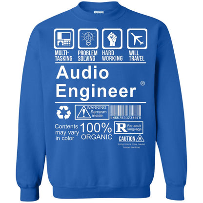 Audio Engineer Shirt Multi Tasking Problem Solving Royal