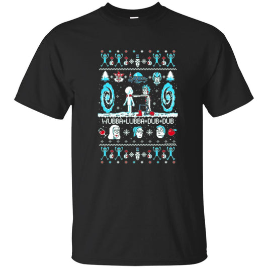 Rick And Morty T-shirt Build A Snowmorty Black
