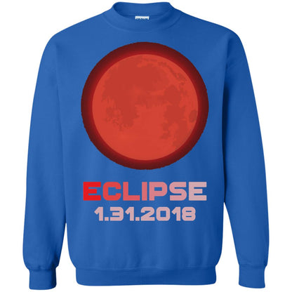 Eclipse January 31st 2018 Total Lunar Eclipse T-shirt Royal