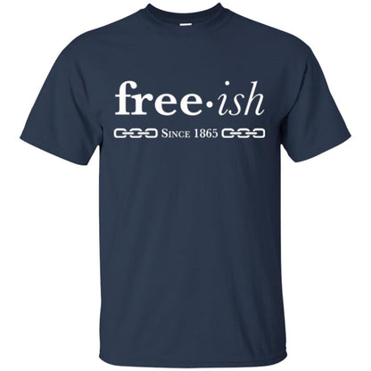 Free-ish Since 1865 Black Pride T-shirt Navy