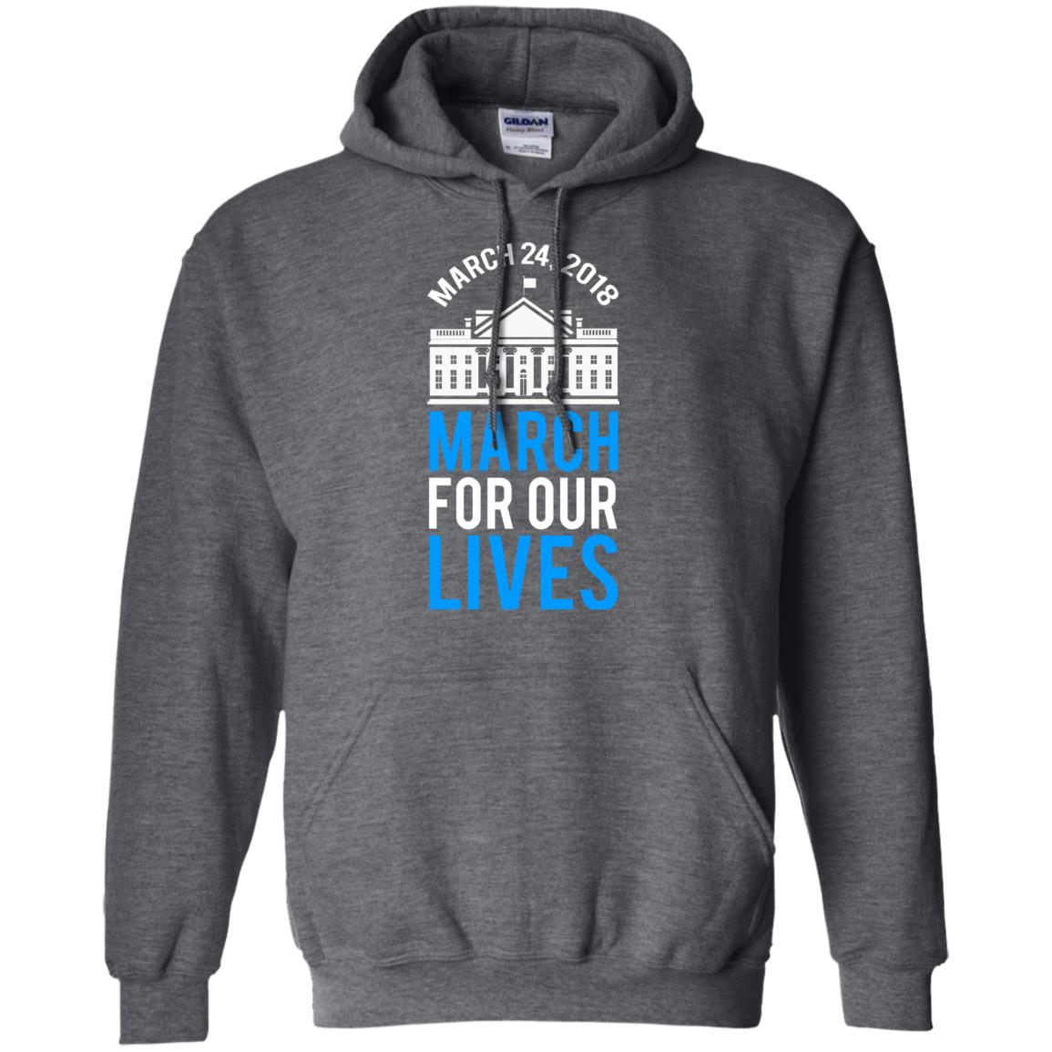 March For Our Lives March 24 2018 T-shirt Dark Heather