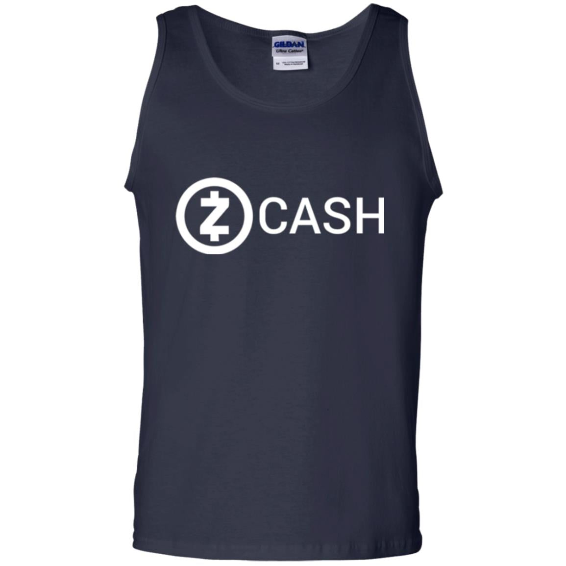 Cryptocurrency Zec Logo T-shirt Zcash Navy