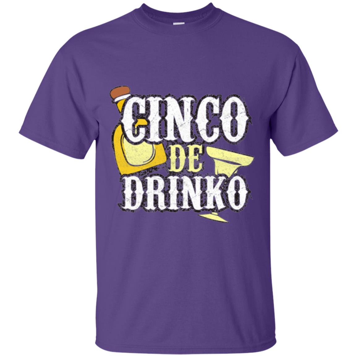 Funny Cinco De Mayo Drinko Celebration T-shirt Purple