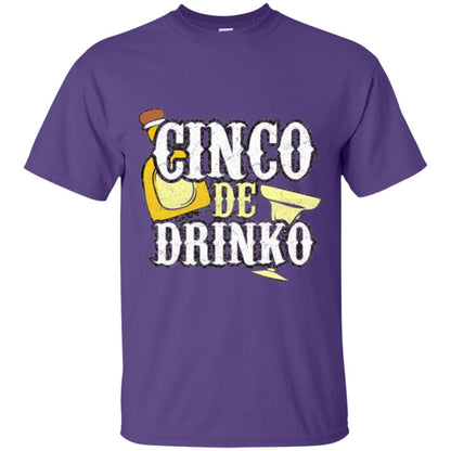 Funny Cinco De Mayo Drinko Celebration T-shirt Purple