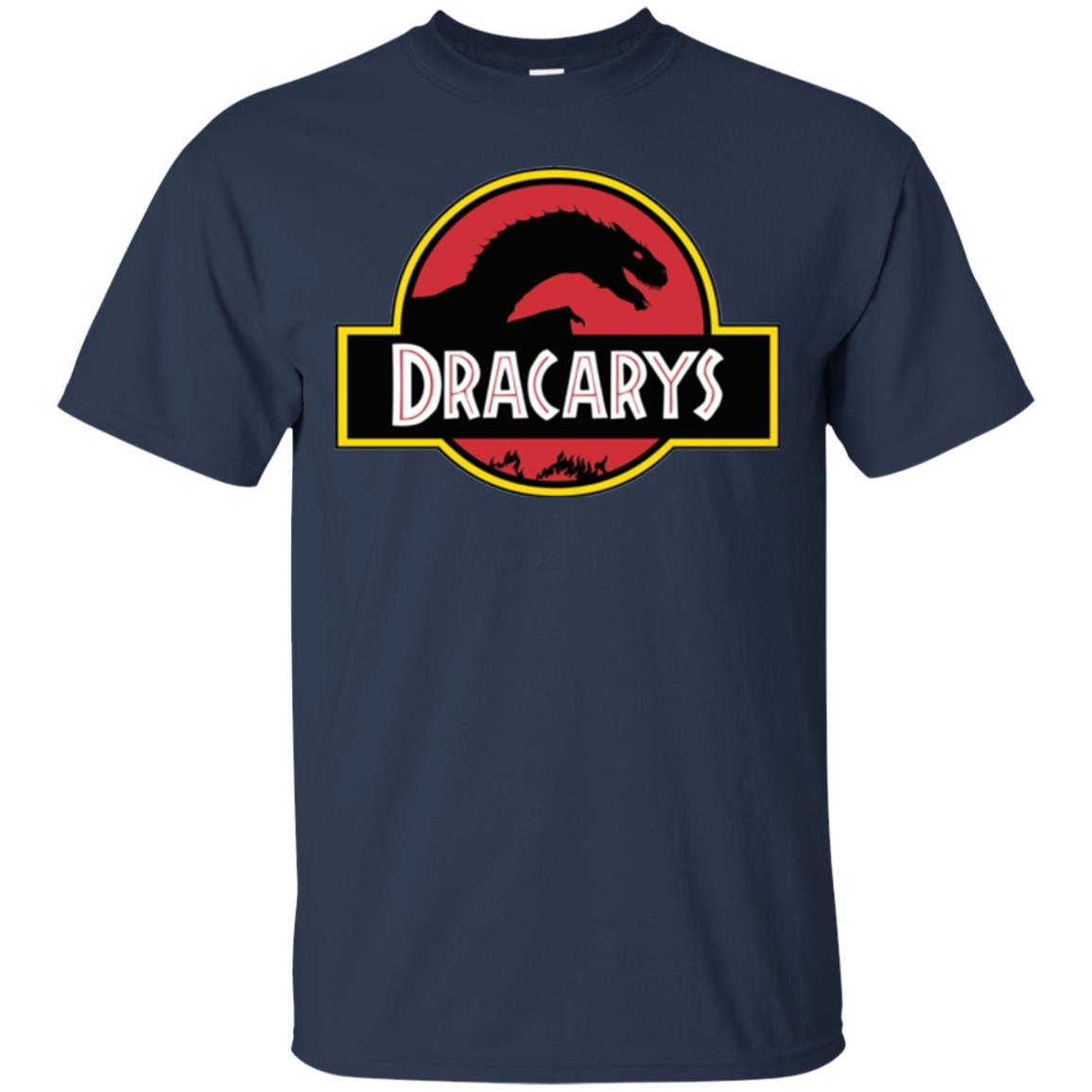 Dracarys Dragon Dinosaur T-shirt Navy