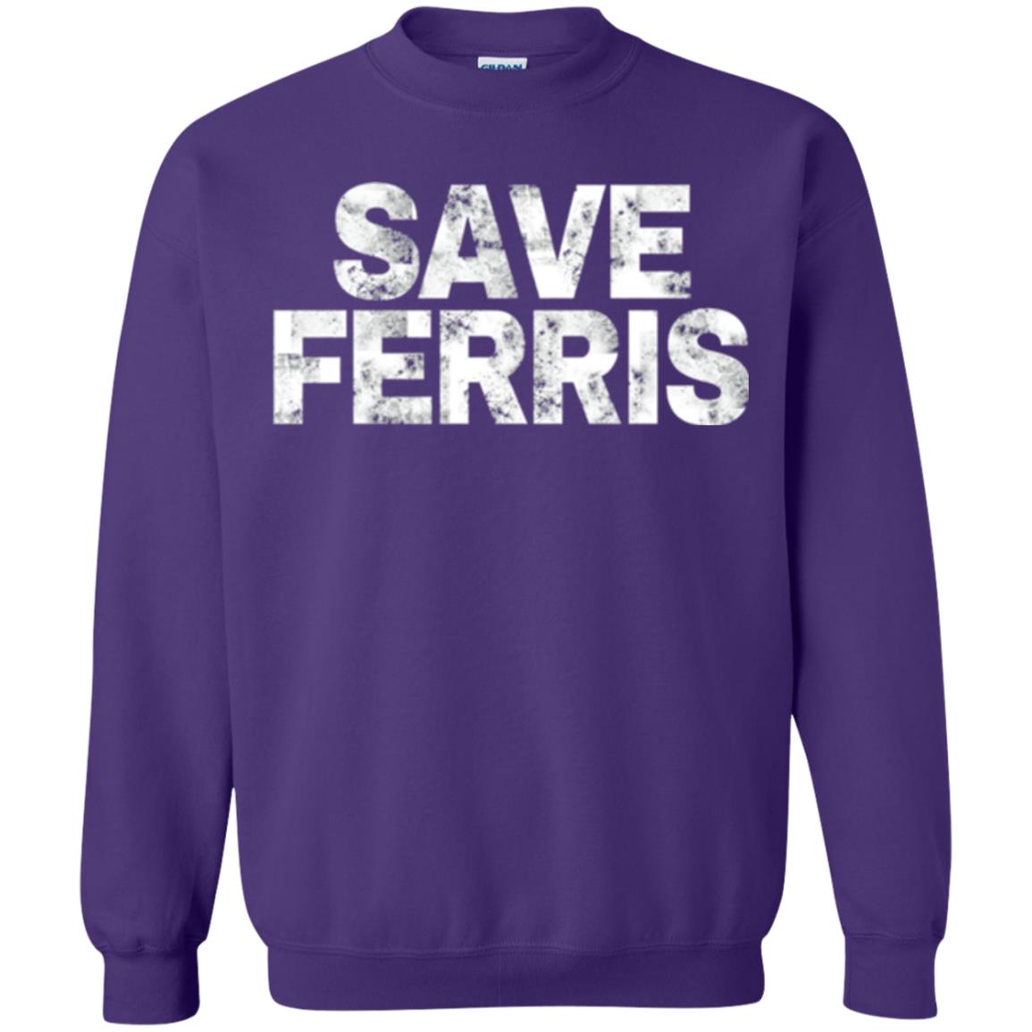 Movie T-shirt Save Ferris 80s Purple