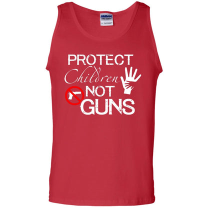 Anti Gun T-shirt Protect Children Not Gun Red