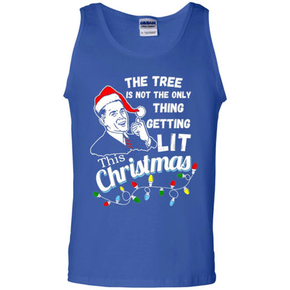 Christmas T-shirt The Tree Isn_t The Only Thing Getting Lit This Christmas Royal