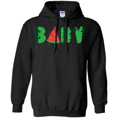 Baby Watermelon Funny Summer Melon Fruit Shirt For Baby Kids Black
