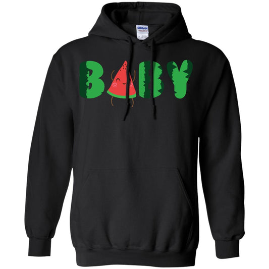 Baby Watermelon Funny Summer Melon Fruit Shirt For Baby Kids Black