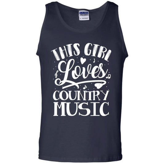This Girl Loves Country Music Shirt Navy