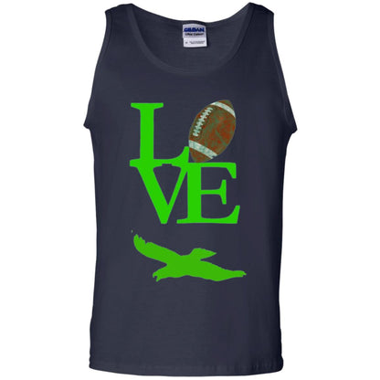 Football Lover T-shirt Love Football Flying Bird T-shirt Navy