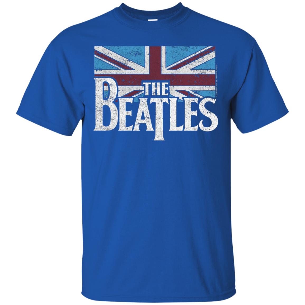 The Beatles British Flag Red Shirt Royal