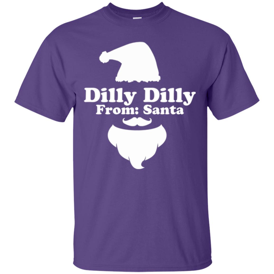 Christmas T-shirt Dilly Dilly From Santa Claus T-shirt Purple