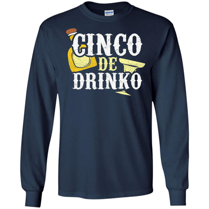 Cinco De Mayo Drinko Celebration T-shirt Navy