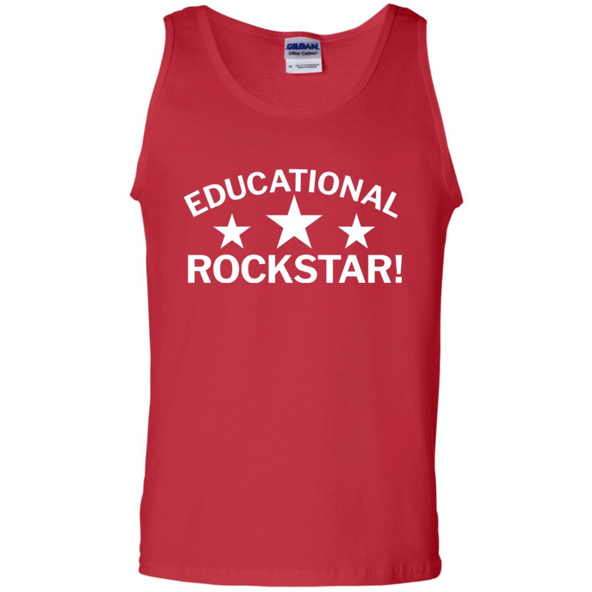 Teacher T-shirt Educational Rockstar Red