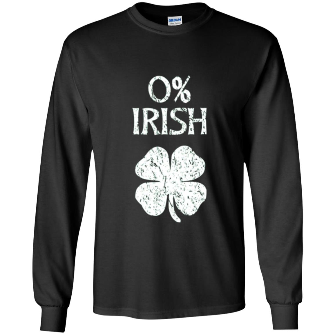 St. Patrick Day T-shirt Shamrocks 0_ Irish Vintage Black