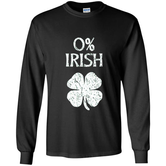 St. Patrick Day T-shirt Shamrocks 0_ Irish Vintage Black
