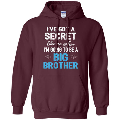 Brother Announcement T-shirt I_ve Got A Secret Like No Other Maroon