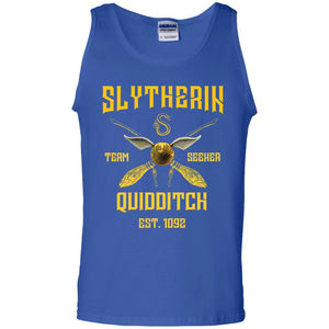 Slytherin Quiddith Team Seeker Est 1092 Harry Potter ShirtG220 Gildan 100% Cotton Tank Top