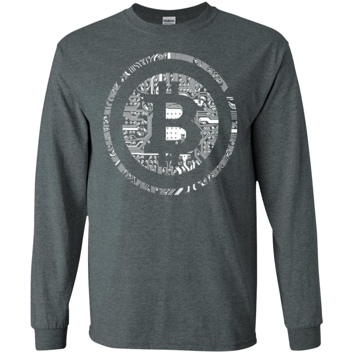 Crypto Currency Traders Bitcoin T-shirt Dark Heather