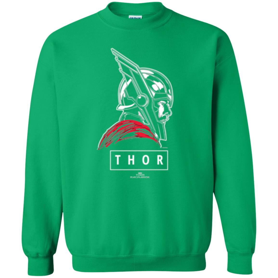 Marvel Thor Ragnarok God Of Tonal Street View T-shirt Irish Green