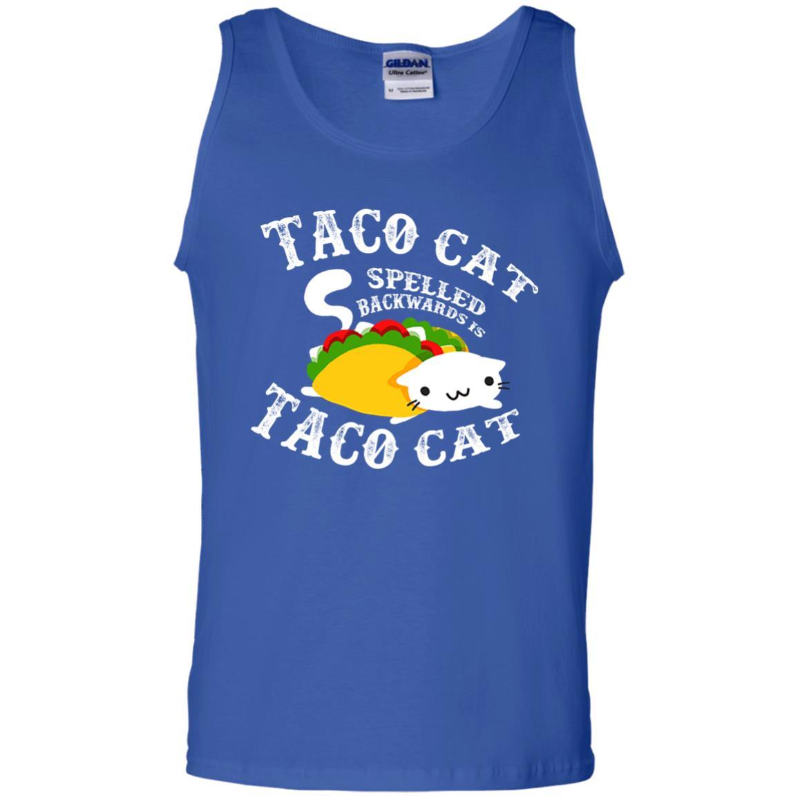 Taco Cat Spelled Backwards Is Taco Cat T-shirt Royal
