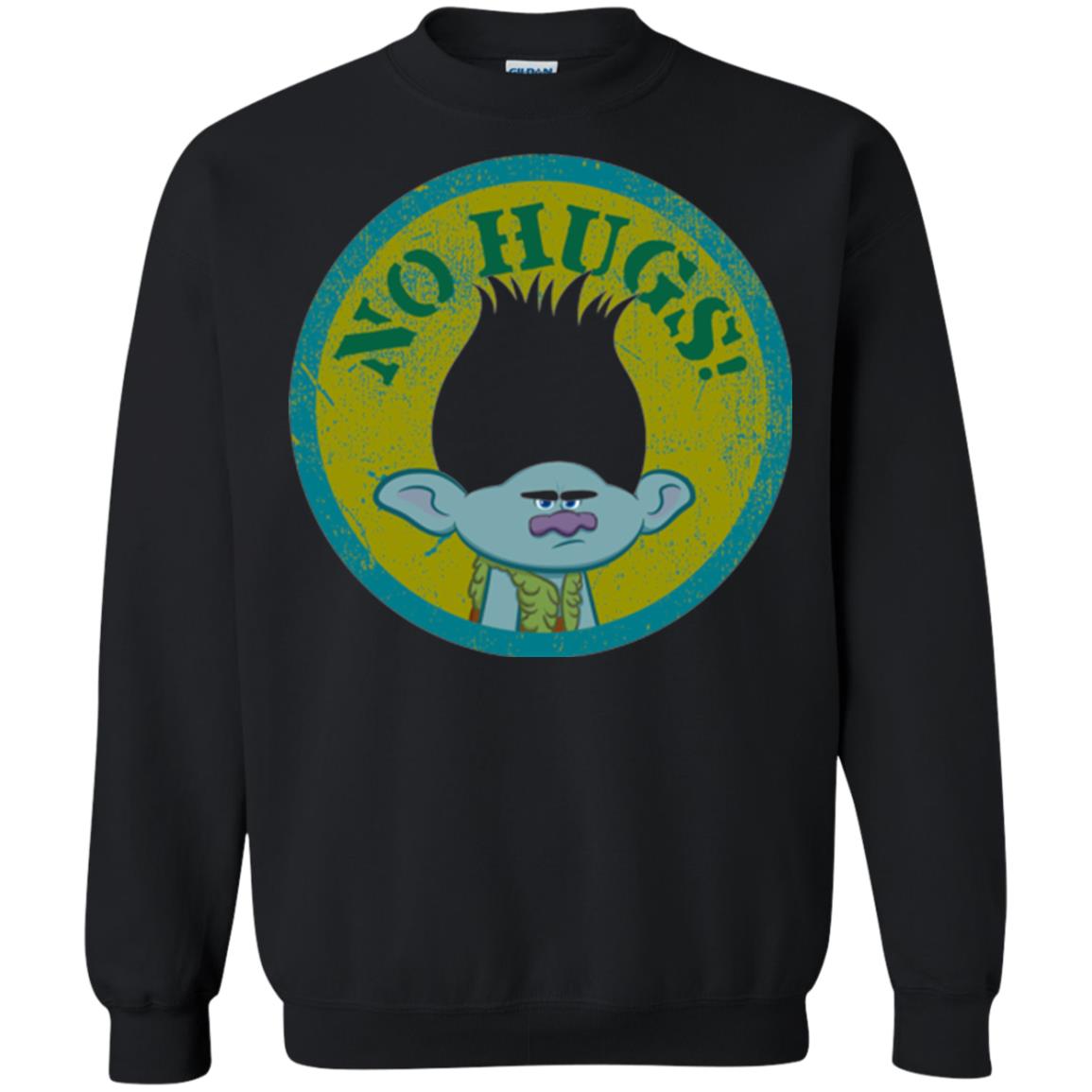 Dream Works_ Trolls No Hugs T-shirt Black