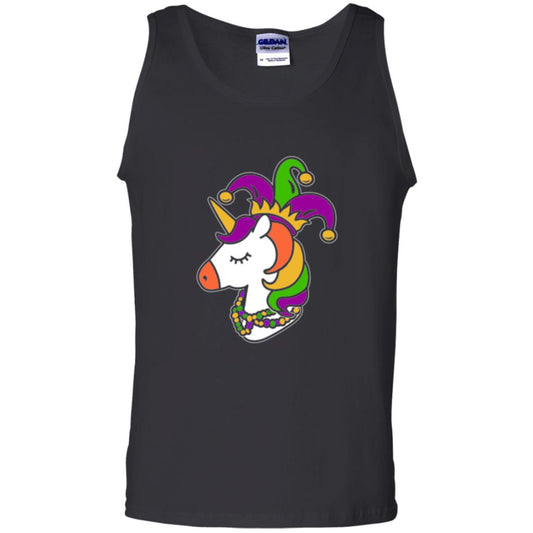 Mardi Gras Unicorn T-shirt Black